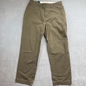Polo Ralph Lauren Prospect VTG Mens Brown Chino Pants Sz 34x30 (Actual 34x29)